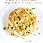 Picture of Easy Cheesy Party Bread with mozzarella, butter and herbs.