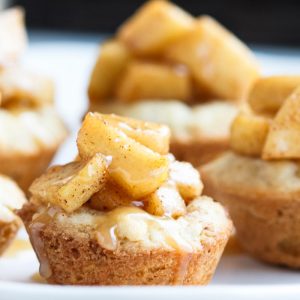 Caramel Apple Sugar Cookie Cups