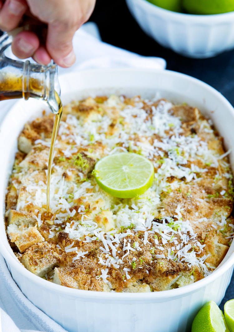 Coconut Lime French Toast Bake
