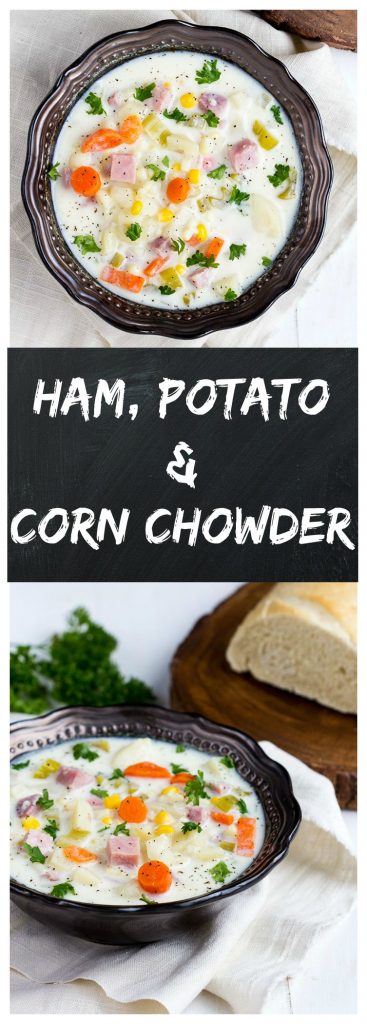 Ham Potato Corn Chowder | Gather for Bread