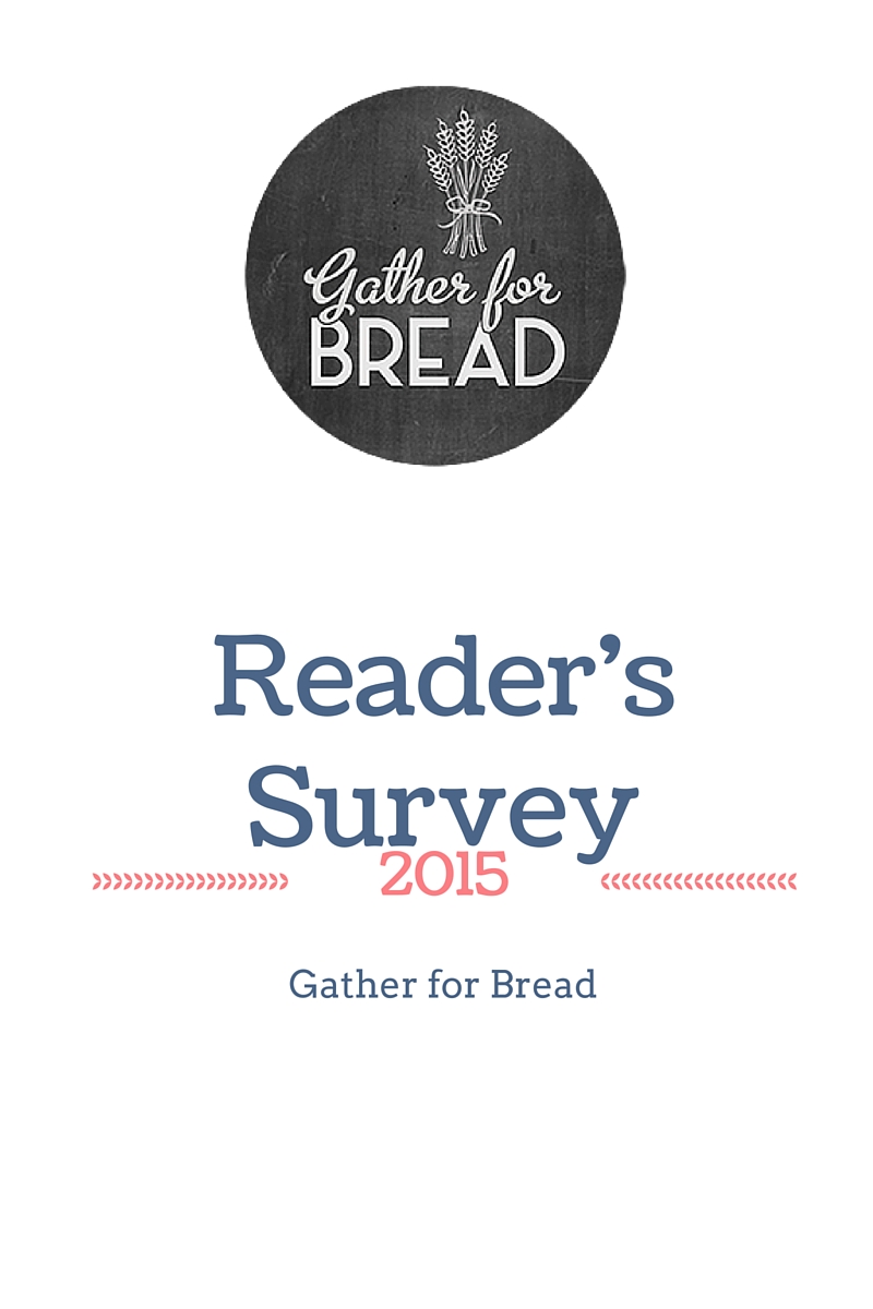 2015 Reader Survey and a Prize!