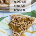 Apple Crisp Pizza - Delicious apples with a crispy oat topping made into pizza. // gatherforbread.com