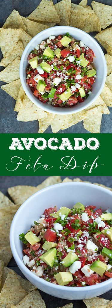 Avocado Feta Dip - Delicious dip, perfect for every party! | gatherforbread.com