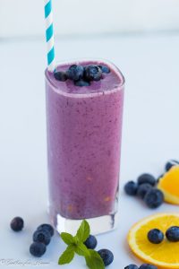 Blueberry Orange Smoothie | gatherforbread.com