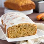 Carrot Cake Bread - Delicious healthier version of carrot cake, made with Greek yogurt and less sugar. // gatherforbread.com