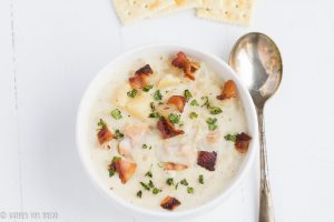 Slow Cooker Clam Chowder | gatherforbread.com