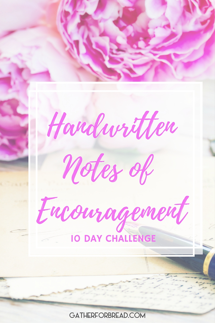 Handwritten Notes of Encouragement