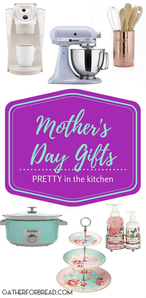 Mother's Day Gifts - A gift guide for putting pretty things in the kitchen.