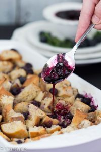 Blueberry Bread Pudding