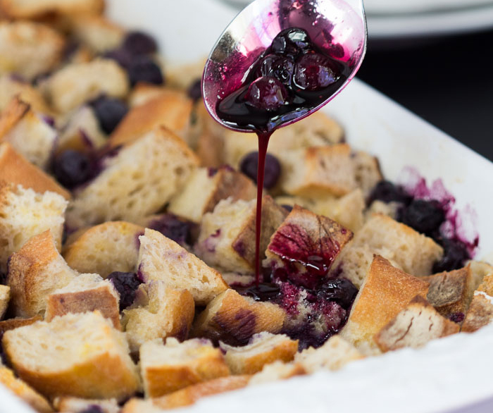 Blueberry Bread Pudding | gatherforbread.com
