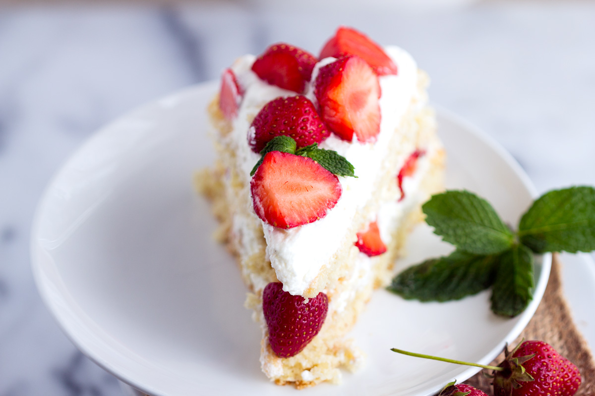 Simple Homemade Strawberry Shortcake