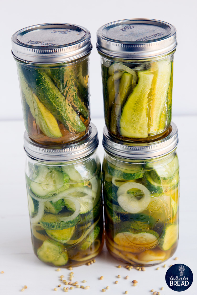 Bread and Butter Refrigerator Pickles - How to with Pictures, Making Sweet Pickles