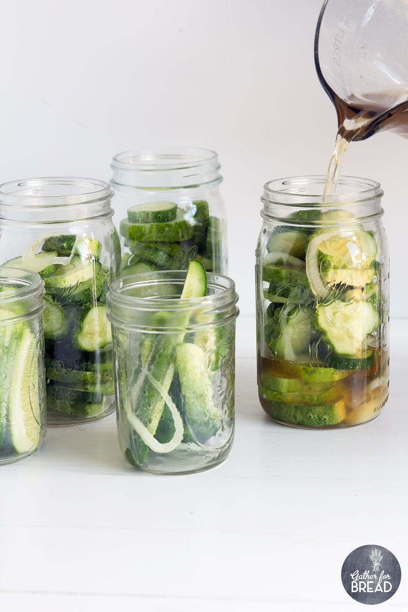 Bread and Butter Refrigerator Pickles - How to with Pictures, Making Sweet Pickles