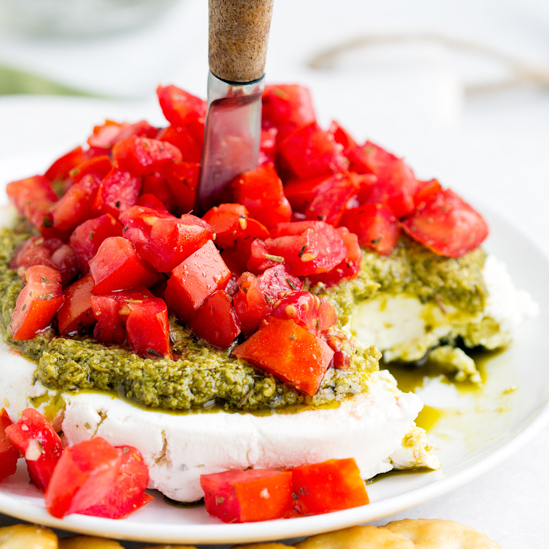 8 Fast & Easy Appetizers with Pesto