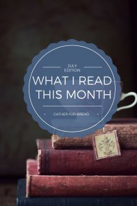 What I Read Book List - July Edition