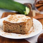 Zucchini Cake with Brown Sugar Cream Cheese Frosting