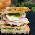 Ham Swiss Pesto Grilled Cheese