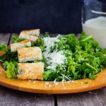 Kale Caesar Salad Greek Yogurt Dressing