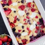 Berry Cream Cobbler