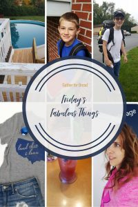 Friday's Fabulous Things Week 20