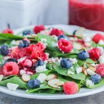 Berry Spinach Salad Homemade Raspberry Vinaigrette