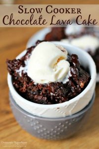 Slow Cooker Lava Cake