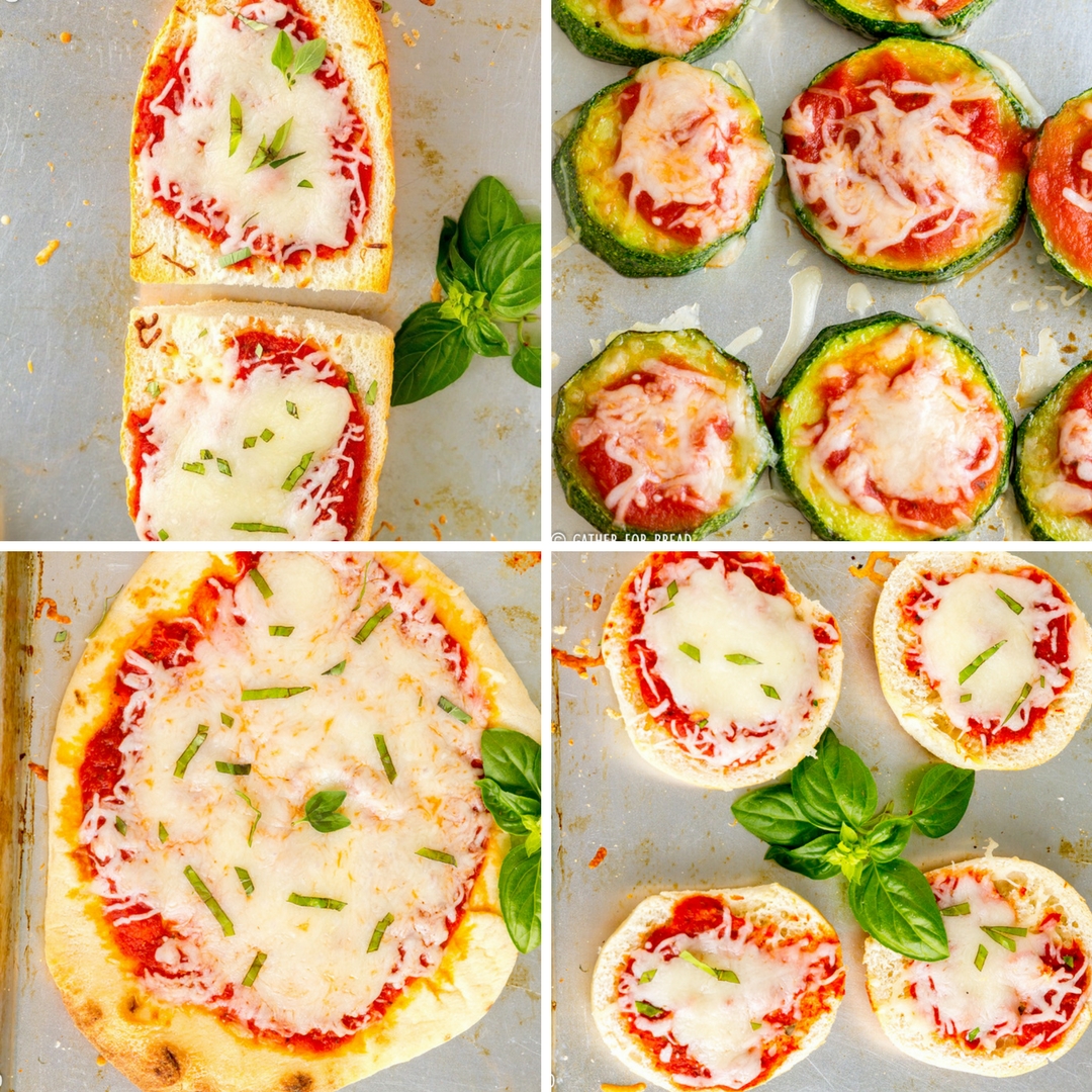 Ways to Make Pizza in 20 Minutes - Quick homemade pizza ideas just in time for dinner. Kid friendly and gluten free options.