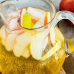Sparkling Apple Cider - An easy homemade mix of apple juice concentrate and sparkling water for a no-fuss pretty drink to serve guests this fall season. Simple and sweet.
