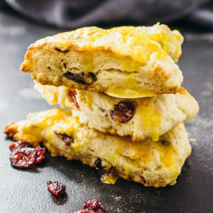 Cranberry and Orange Scones